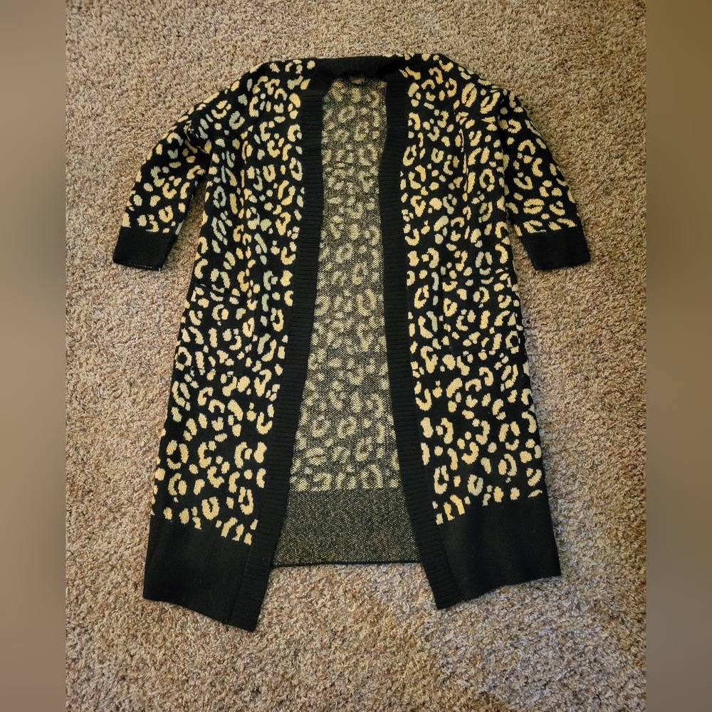 Torrid sparkly leopard Cardigan